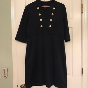 Navy blue dress